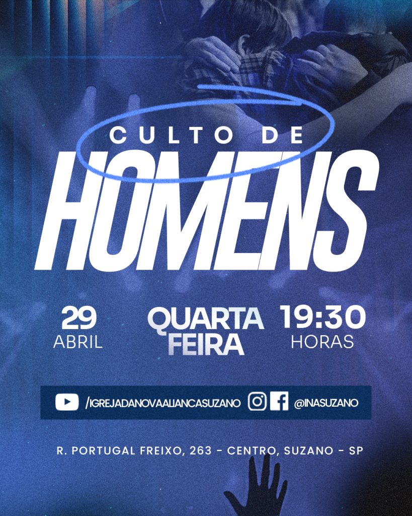 culto de homens feed